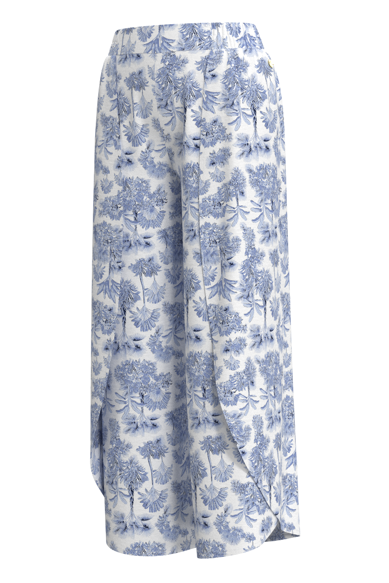 Women's Lynsu Wide Leg Pants | Periwinkle Isla Bonita