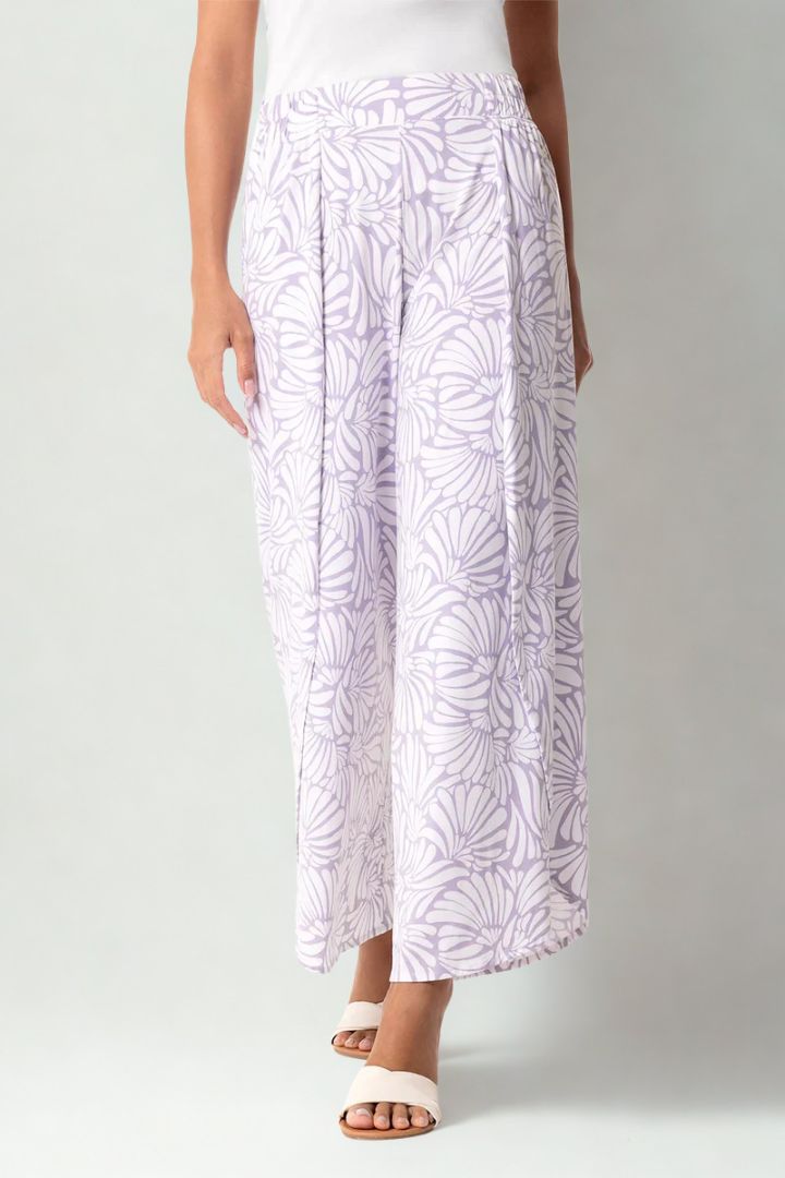 Women's Lynsu Wide Leg Pants | Lavendula Sea Fan