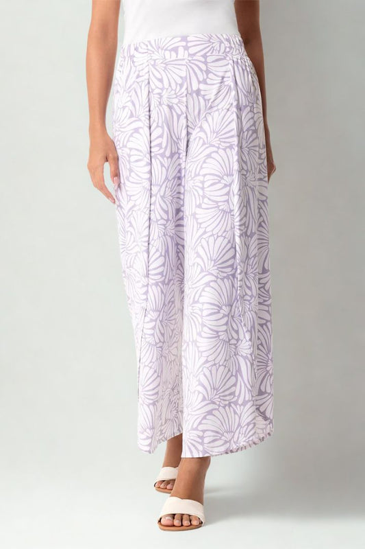 Women's Lynsu Wide Leg Pants | Lavendula Sea Fan
