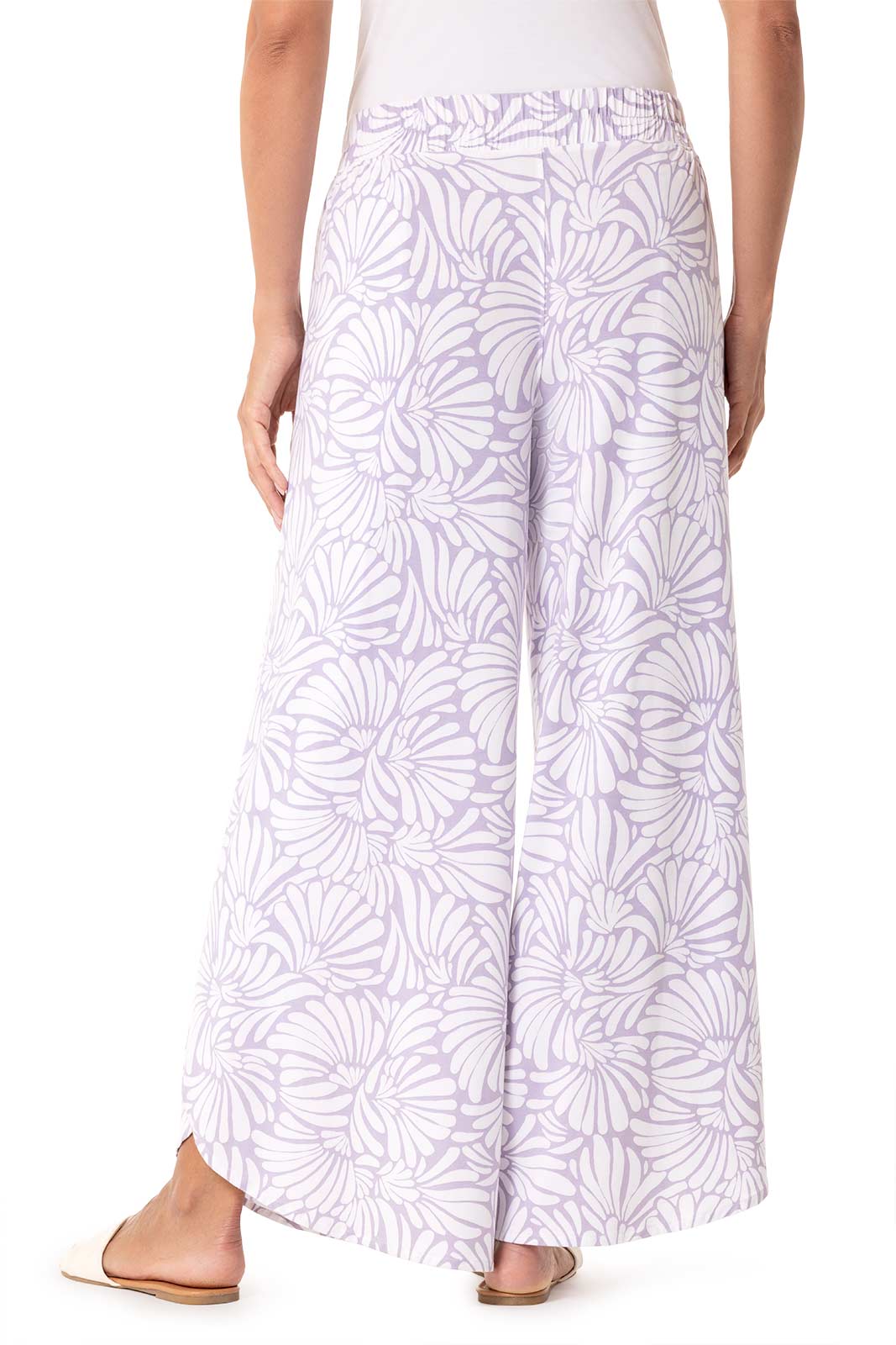 Women's Lynsu Wide Leg Pants | Lavendula Sea Fan