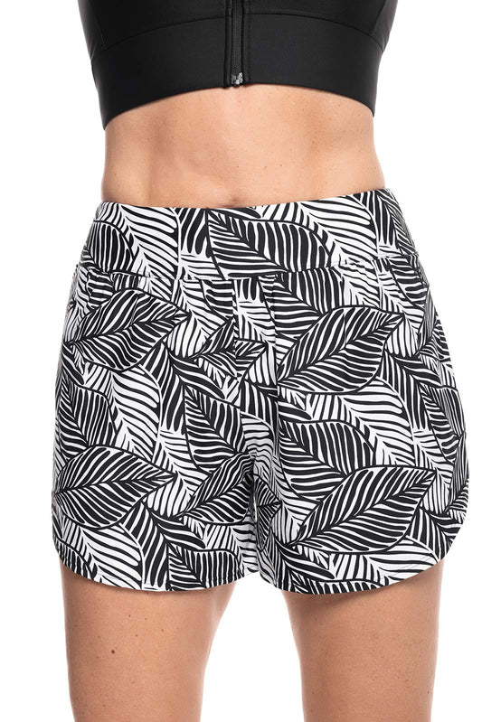 Women's Ripple Swimming Shorts | Black