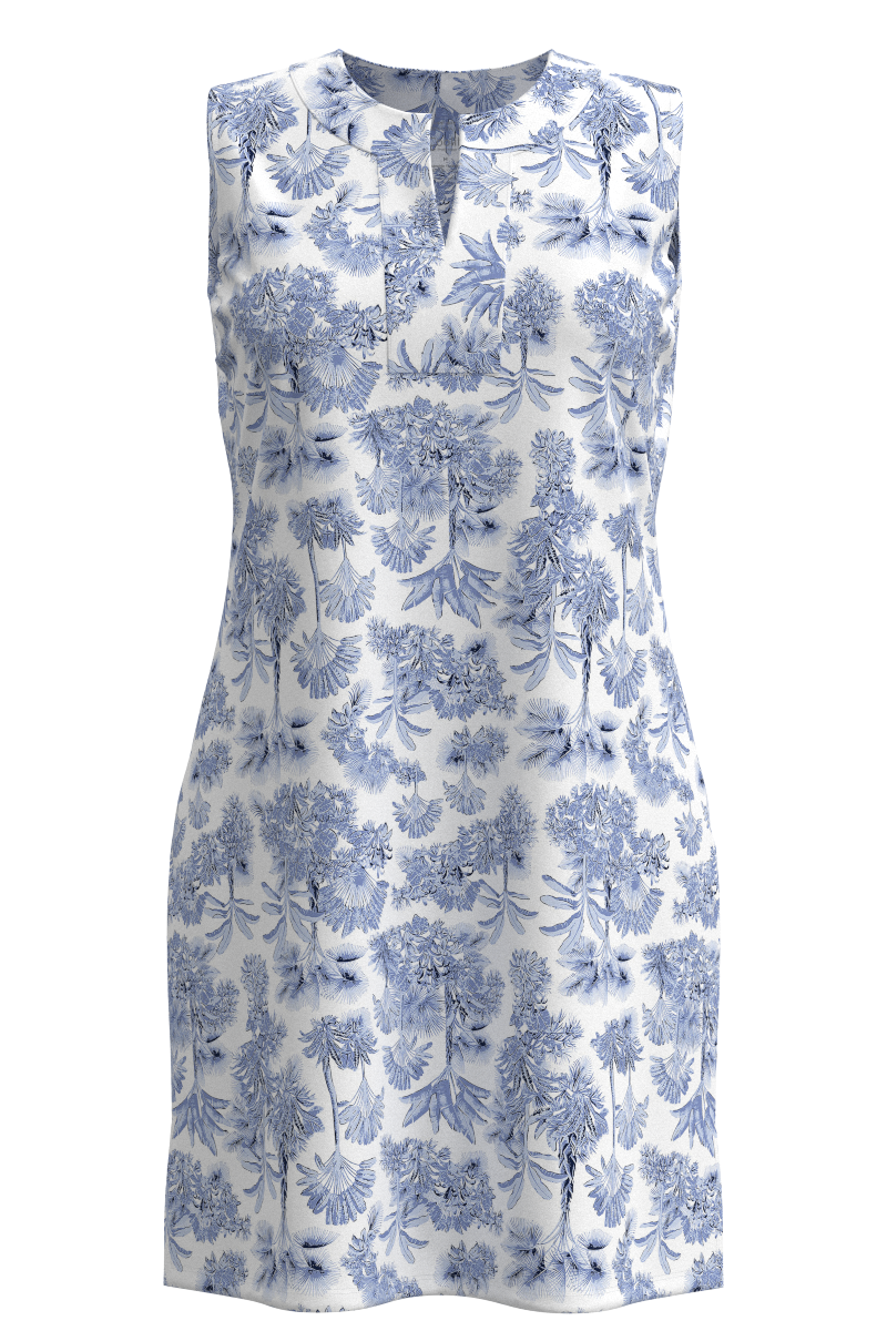Women's Oceanside Tank Dress | Periwinkle Isla Bonita