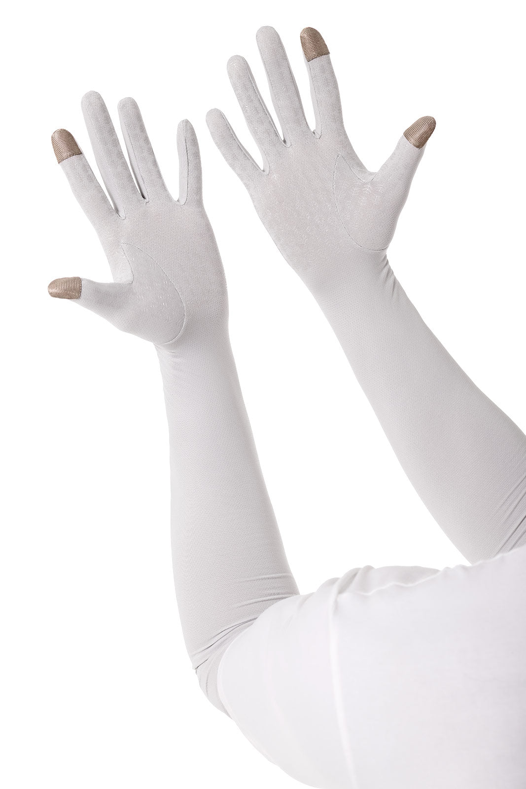 Unisex Culebra UV Long Gloves | Sleek Grey