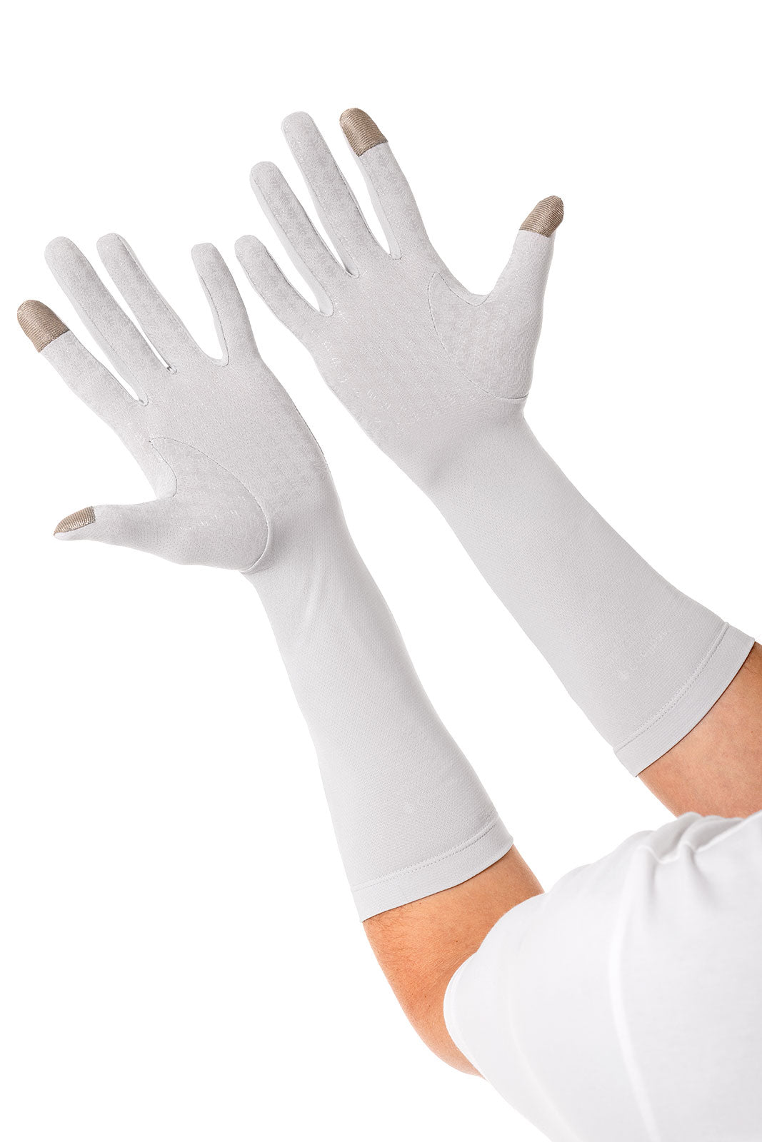 Unisex Bona UV Mid Length Gloves | Sleek Grey