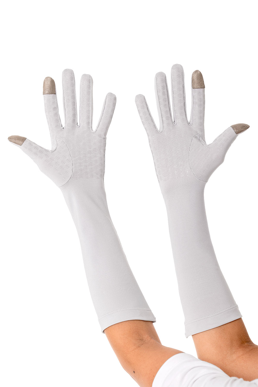 Unisex Bona UV Mid Length Gloves | Sleek Grey