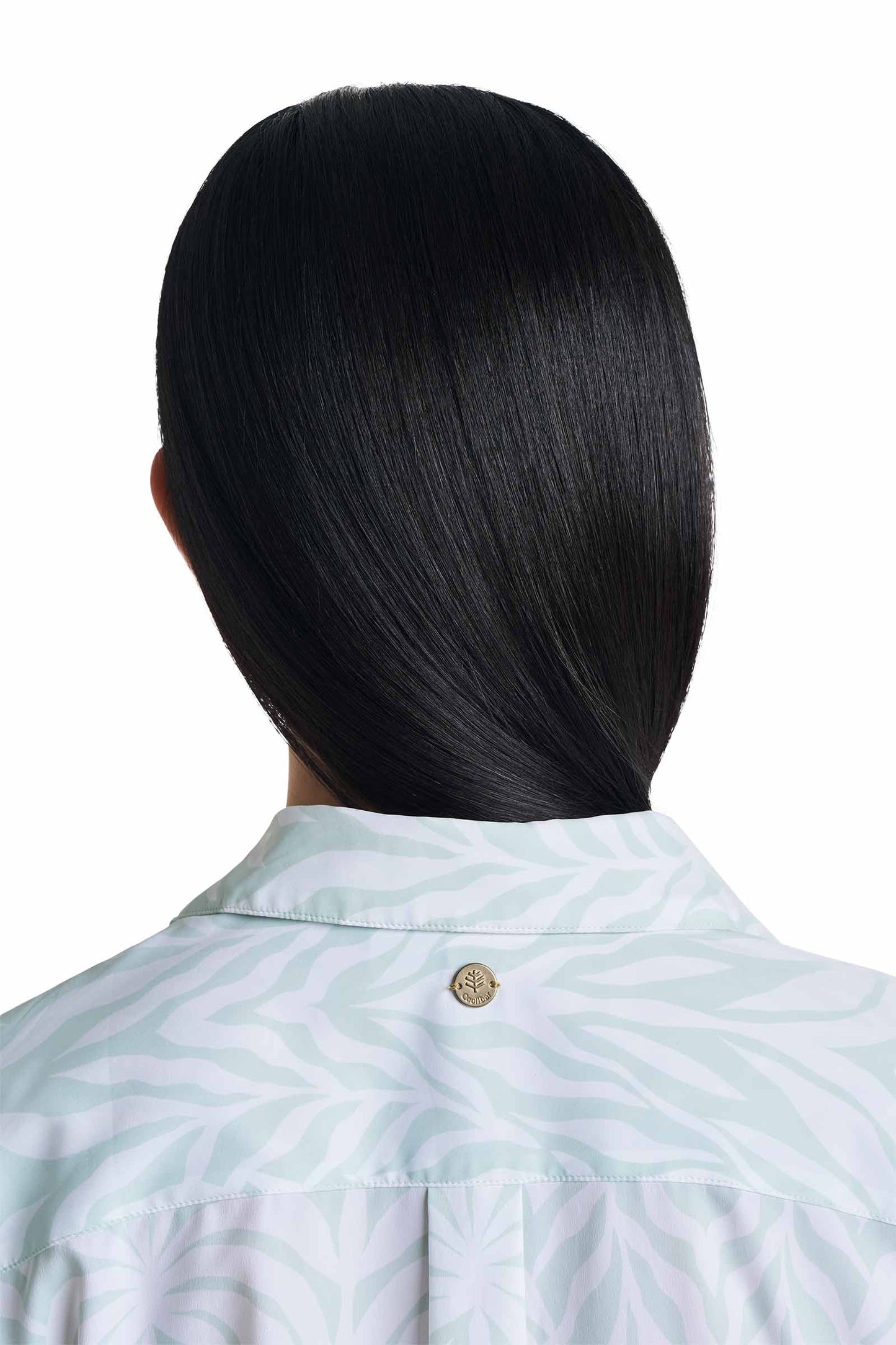 Women's Rhodes Shirt | Misty Aqua American Palm
