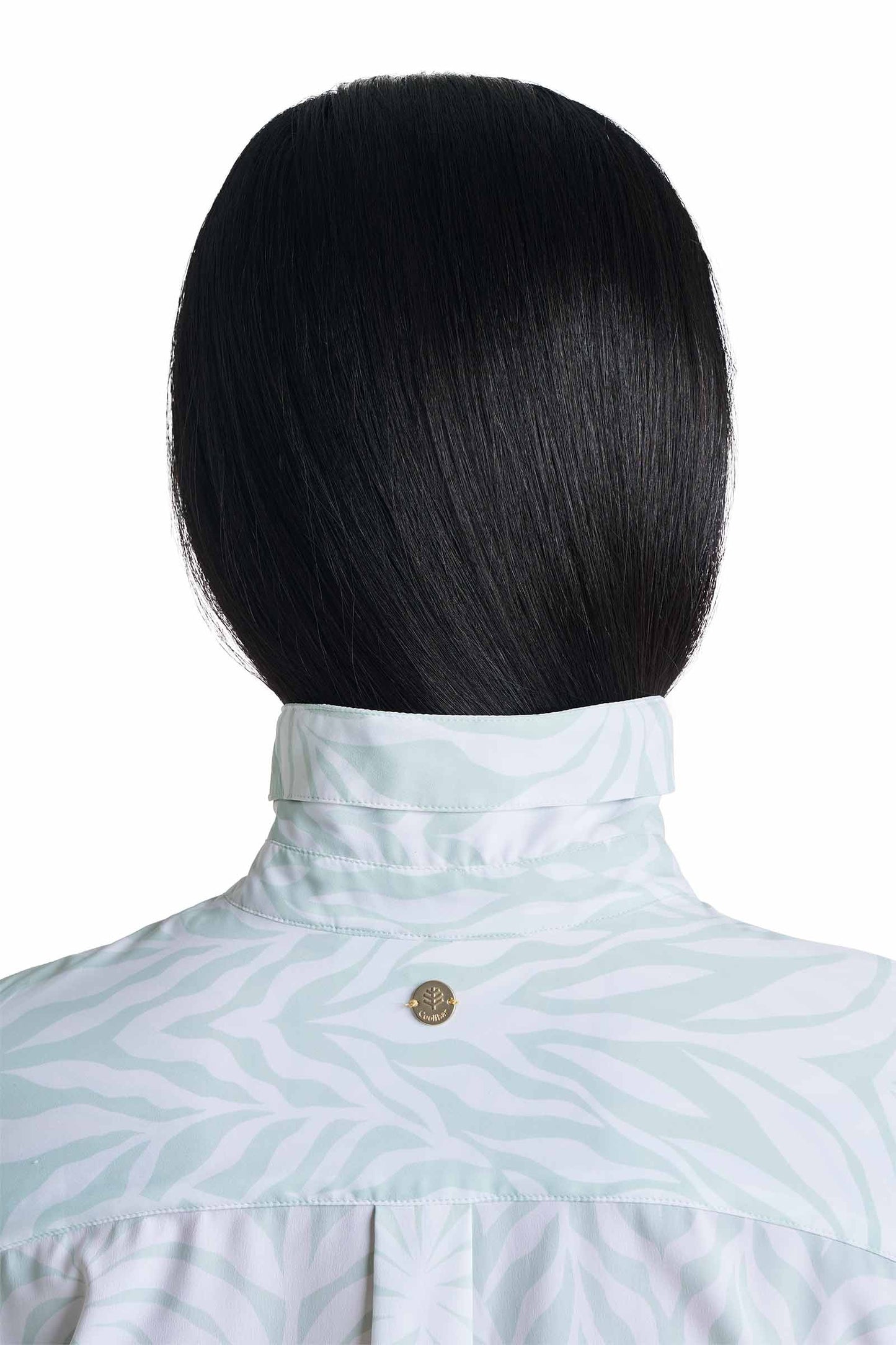 Women's Rhodes Shirt | Misty Aqua American Palm