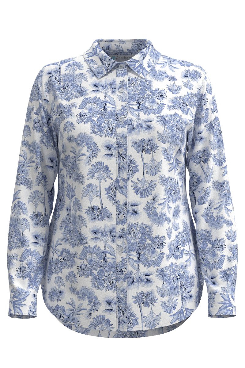 Women's Rhodes Shirt | Periwinkle Isla Bonita