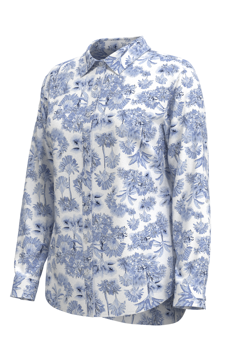 Women's Rhodes Shirt | Periwinkle Isla Bonita