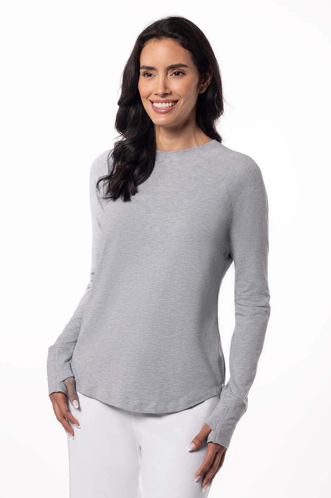 Women's LumaLeo Long Sleeve T-Shirt | Grey Heather