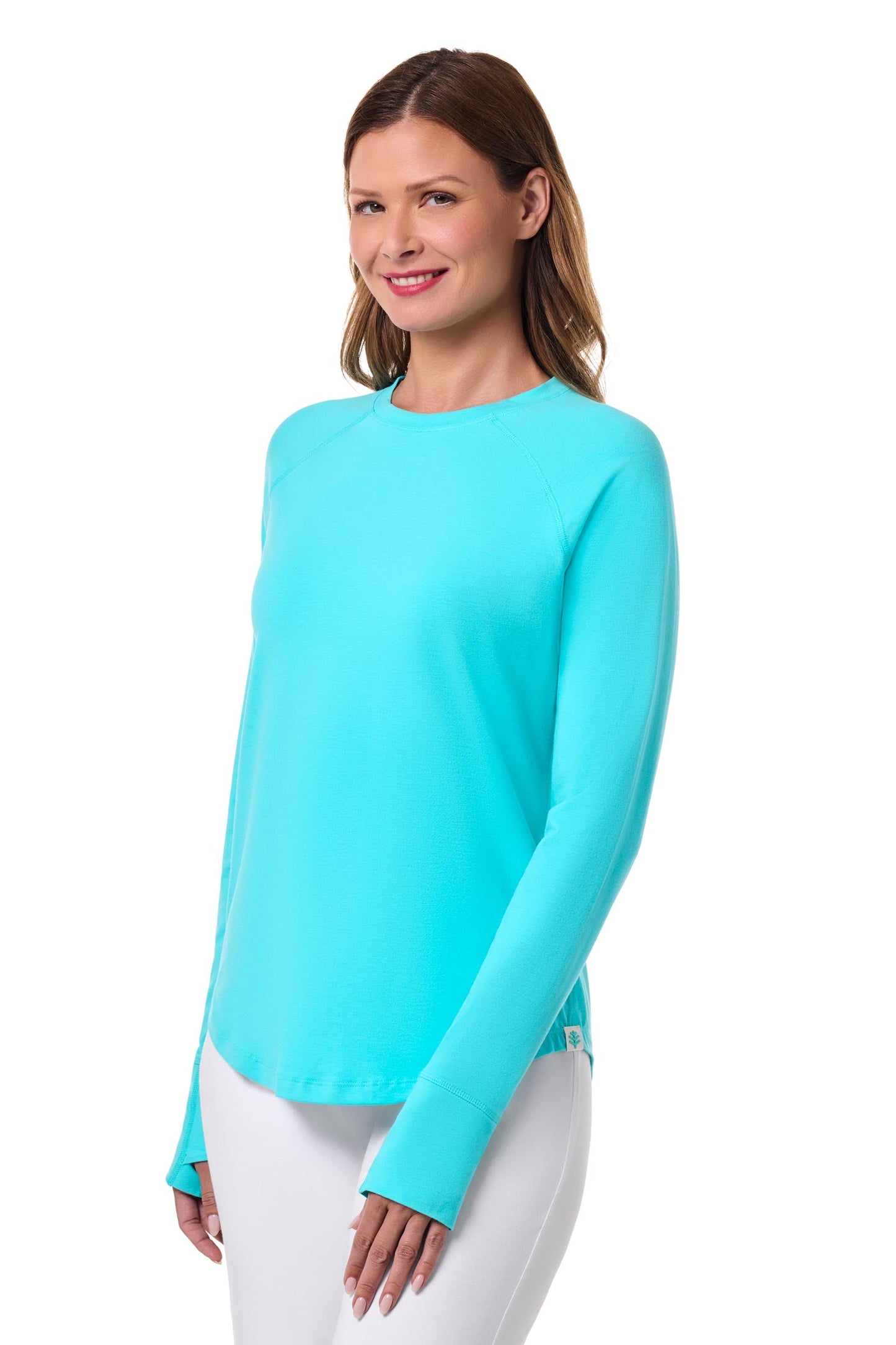 Women's LumaLeo Long Sleeve T-Shirt | Blue Curacao