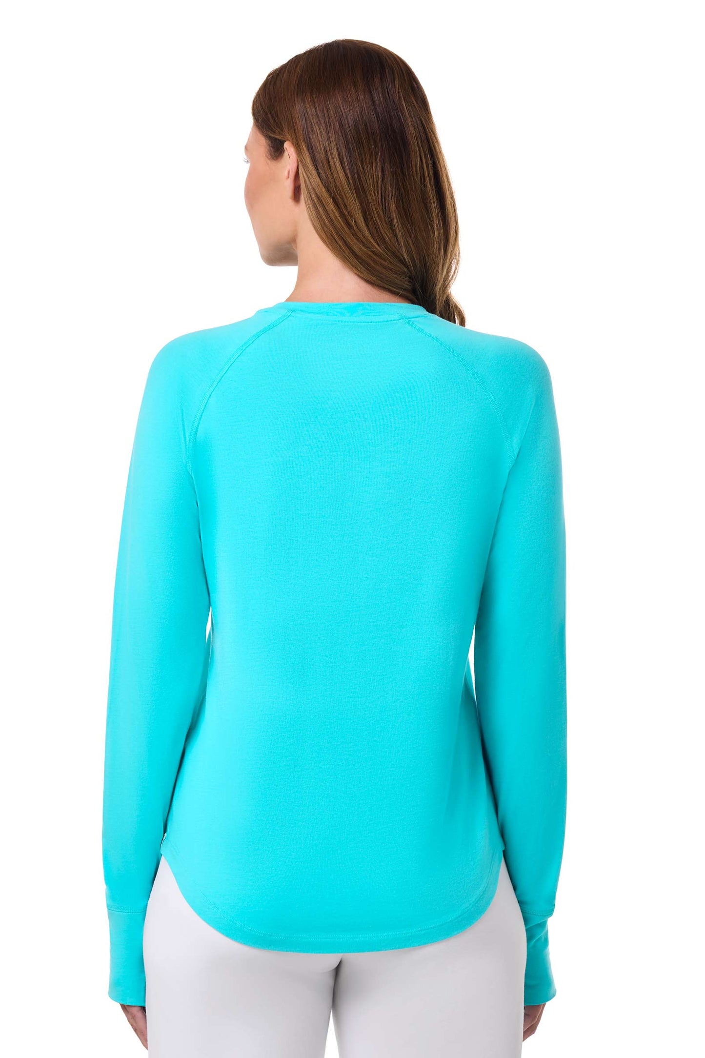 Women's LumaLeo Long Sleeve T-Shirt | Blue Curacao