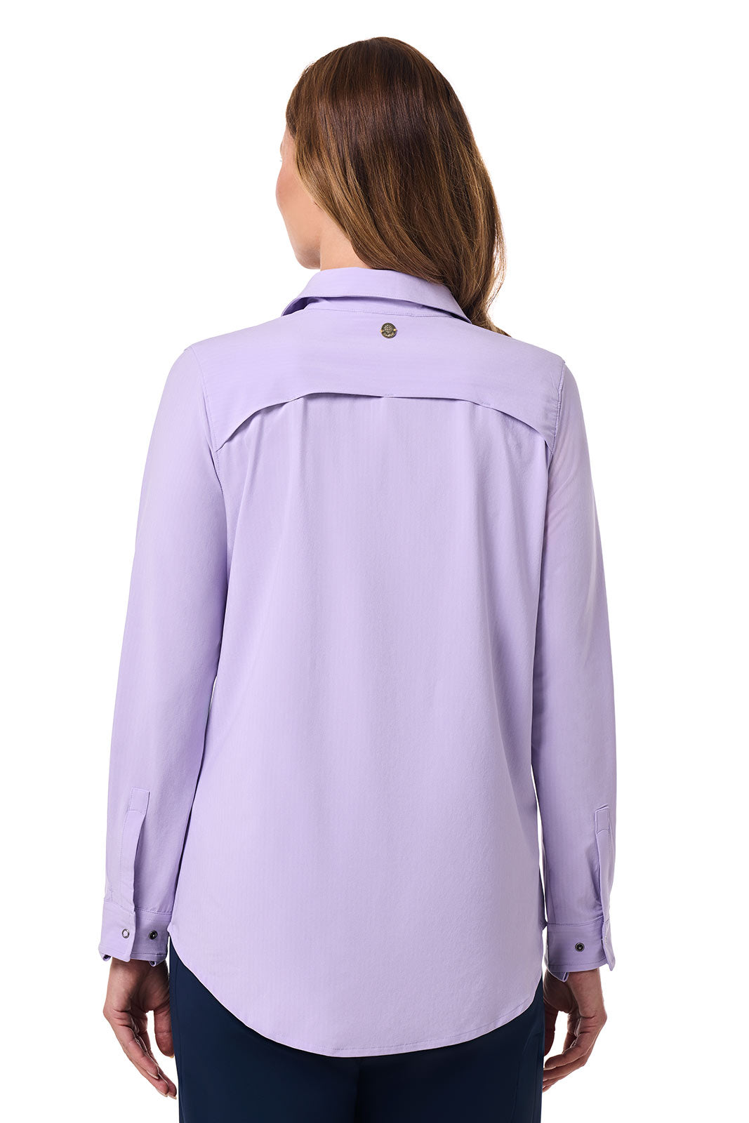 Women's Amara Smart Shirt | Lavendula Shadow Stripe