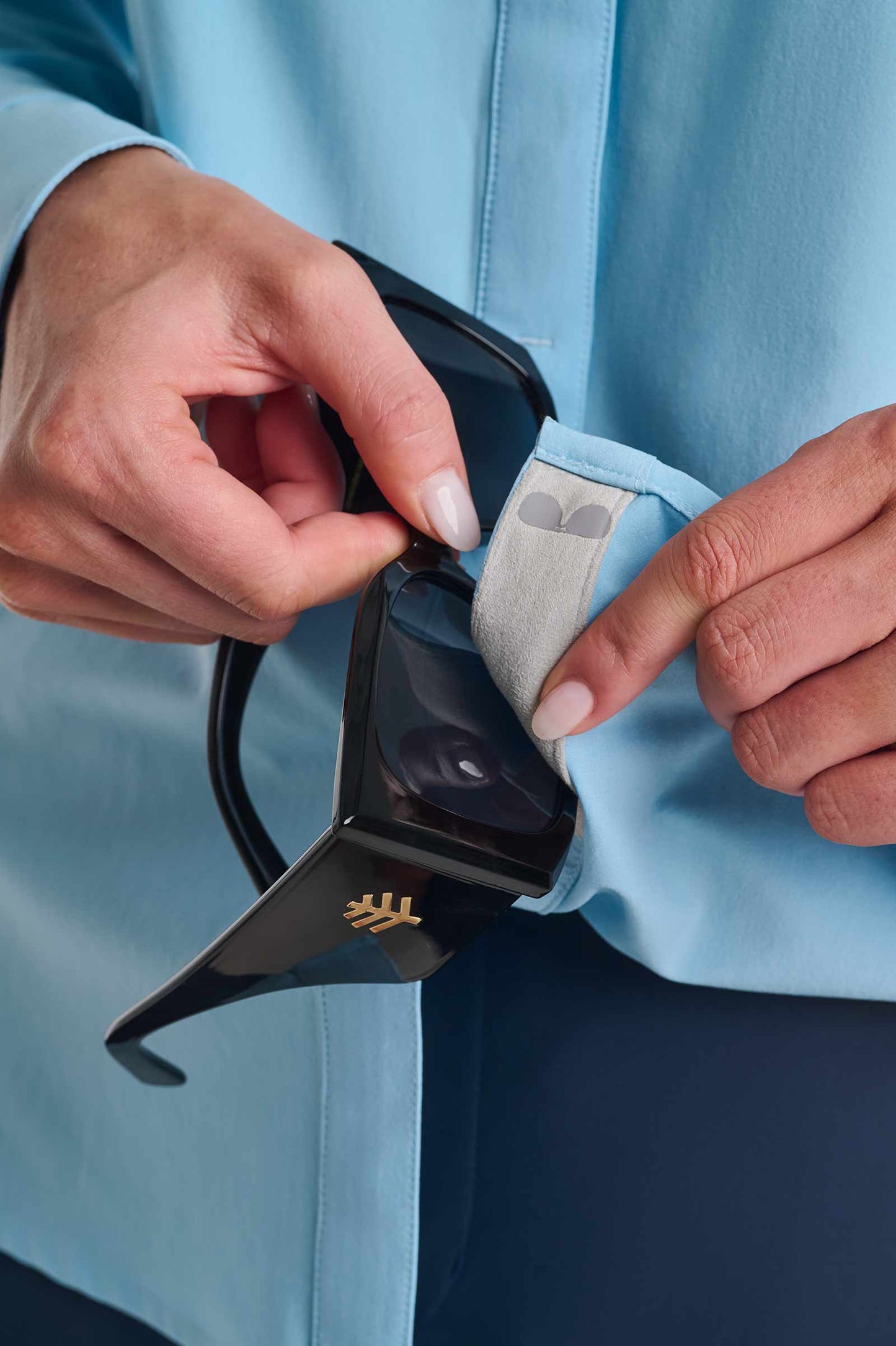 Women's Amara Smart Shirt | Arctic Blue Shadow Stripe