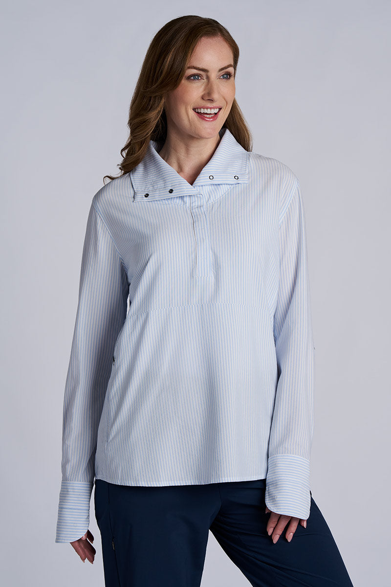 Color_White/Periwinkle Stripe