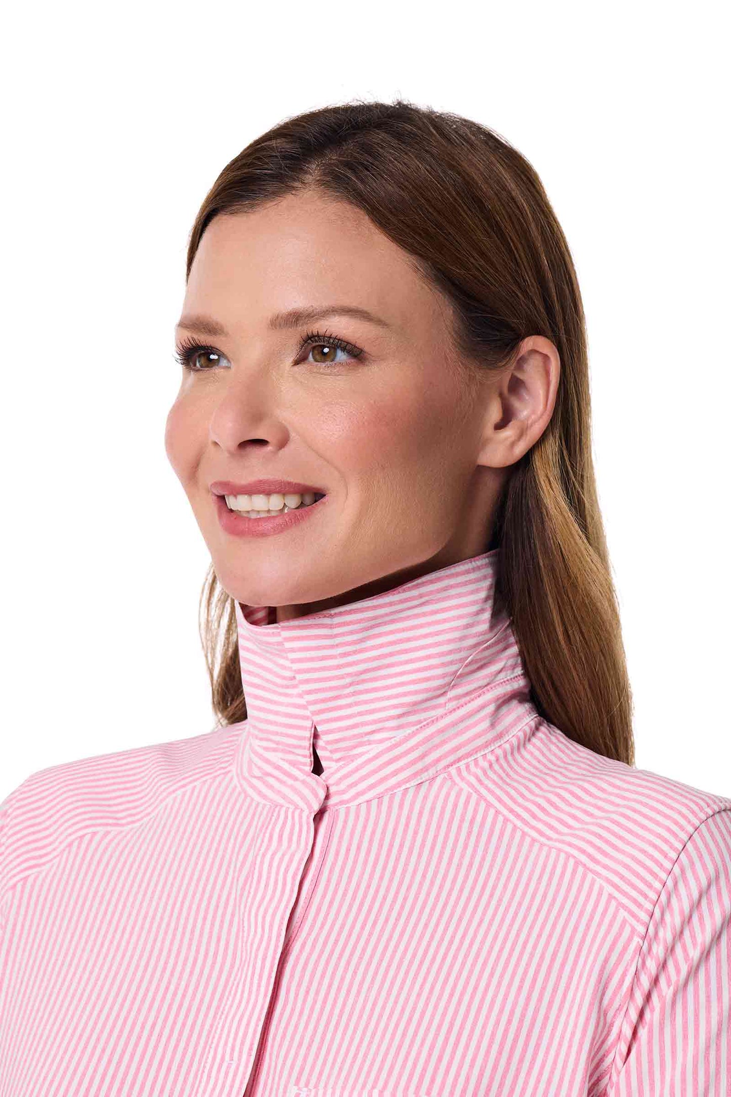 Color_White/Flamingo Pink Stripe