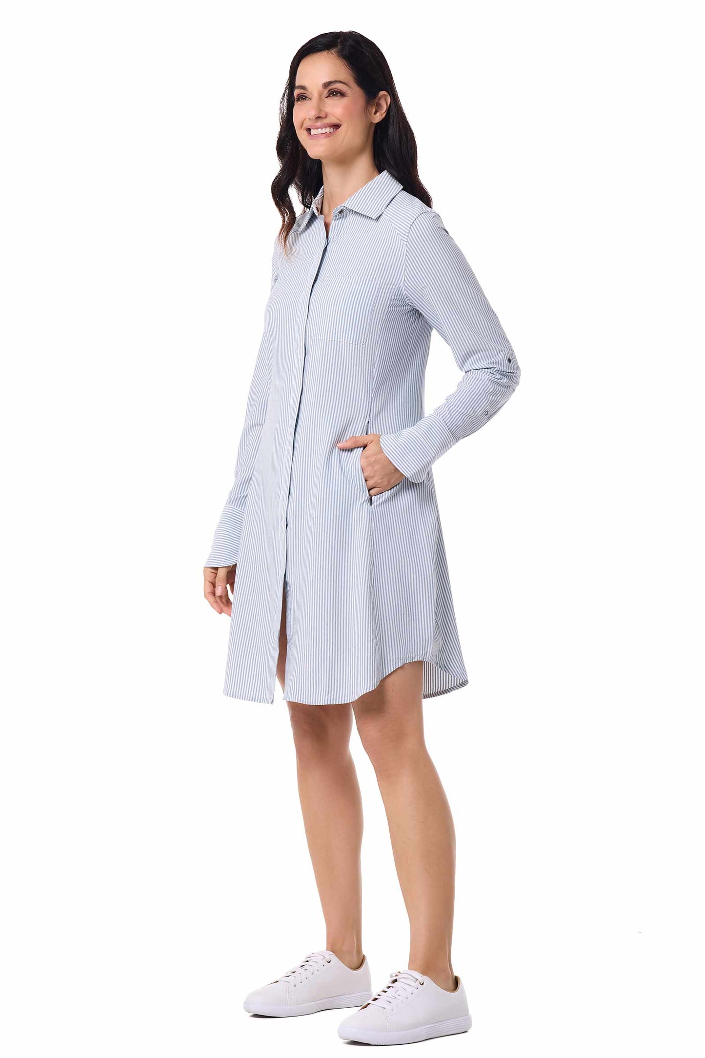 Color_White/Navy Stripe
