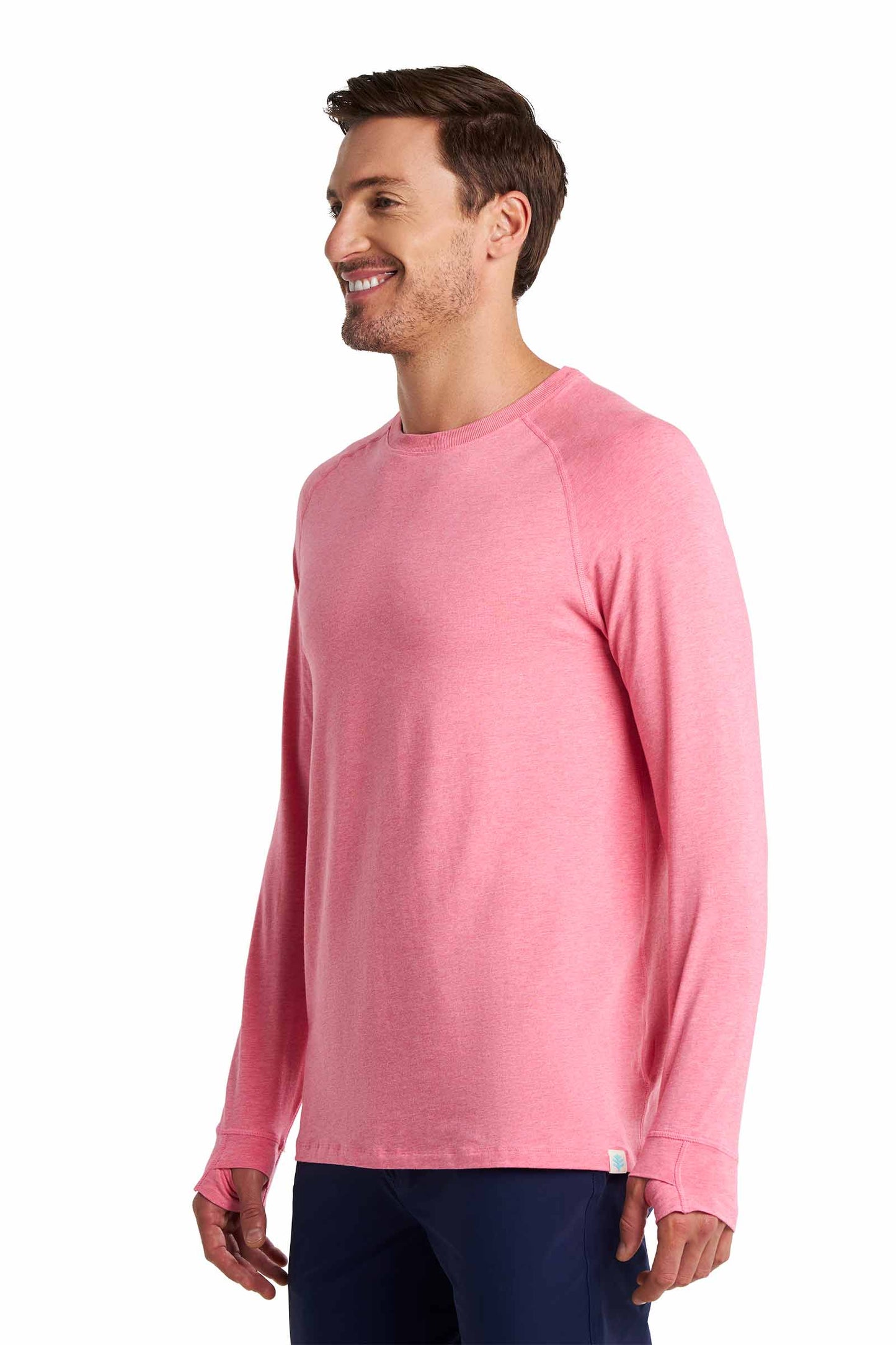 Men's LumaLeo Long Sleeve T-Shirt | Flamingo Pink Heather