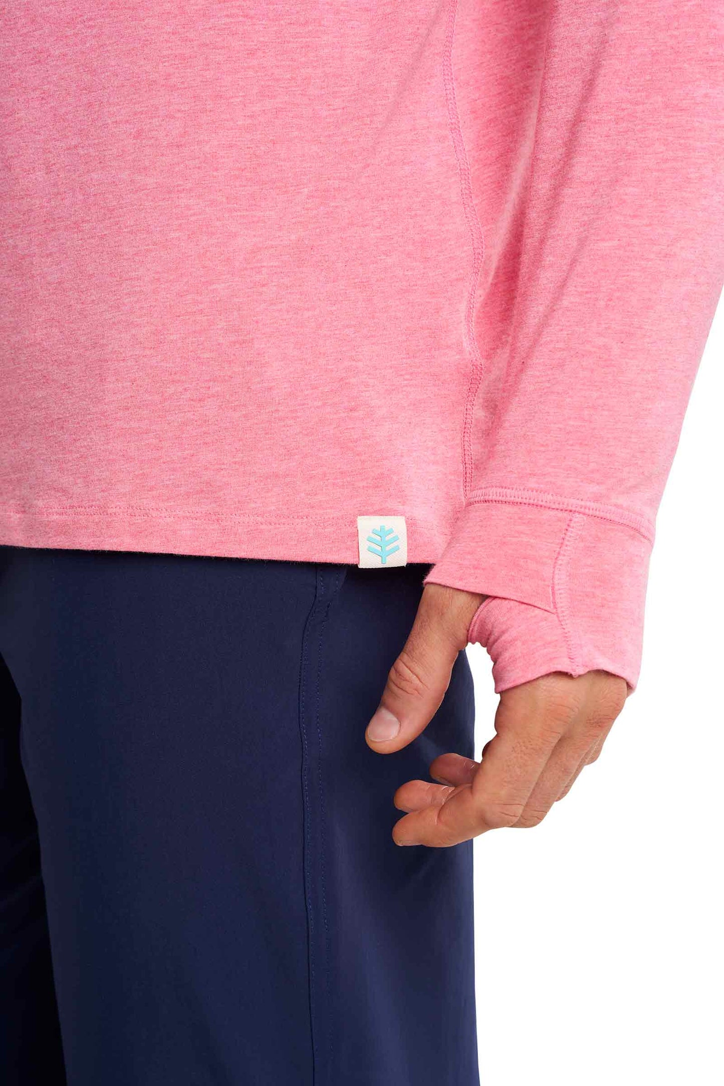 Men's LumaLeo Long Sleeve T-Shirt | Flamingo Pink Heather