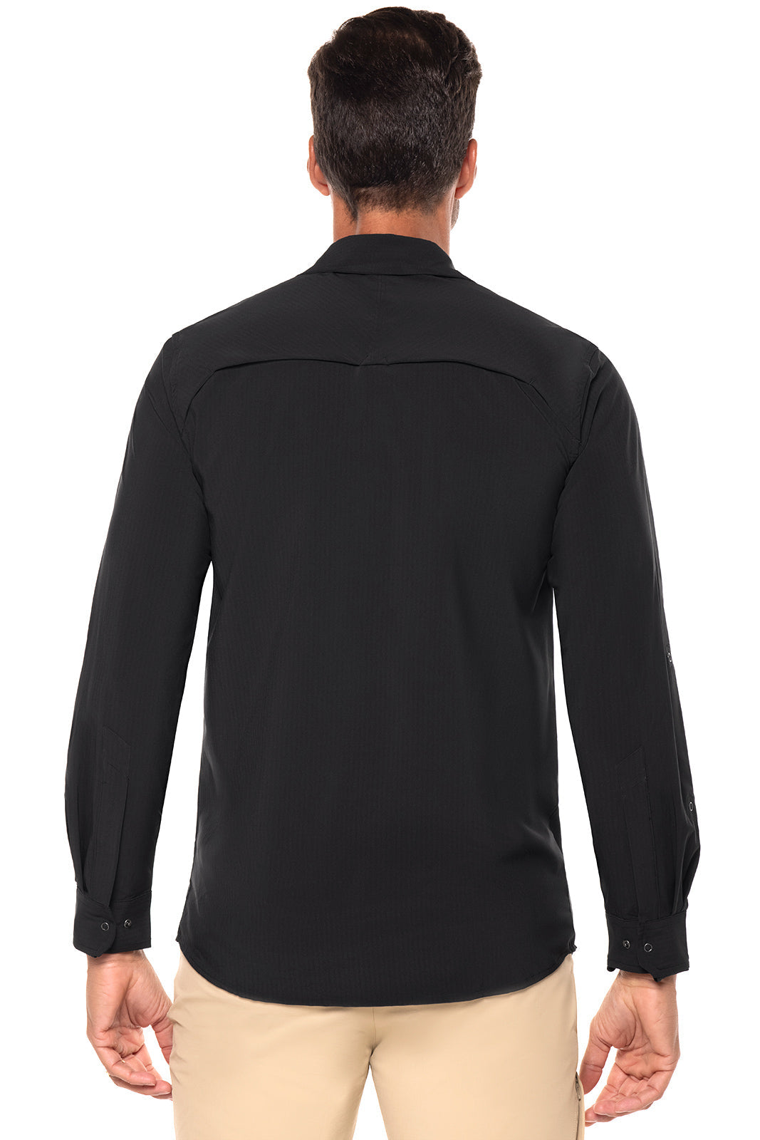 Men's Fiera Smart Shirt | Black Shadow Stripe| Core