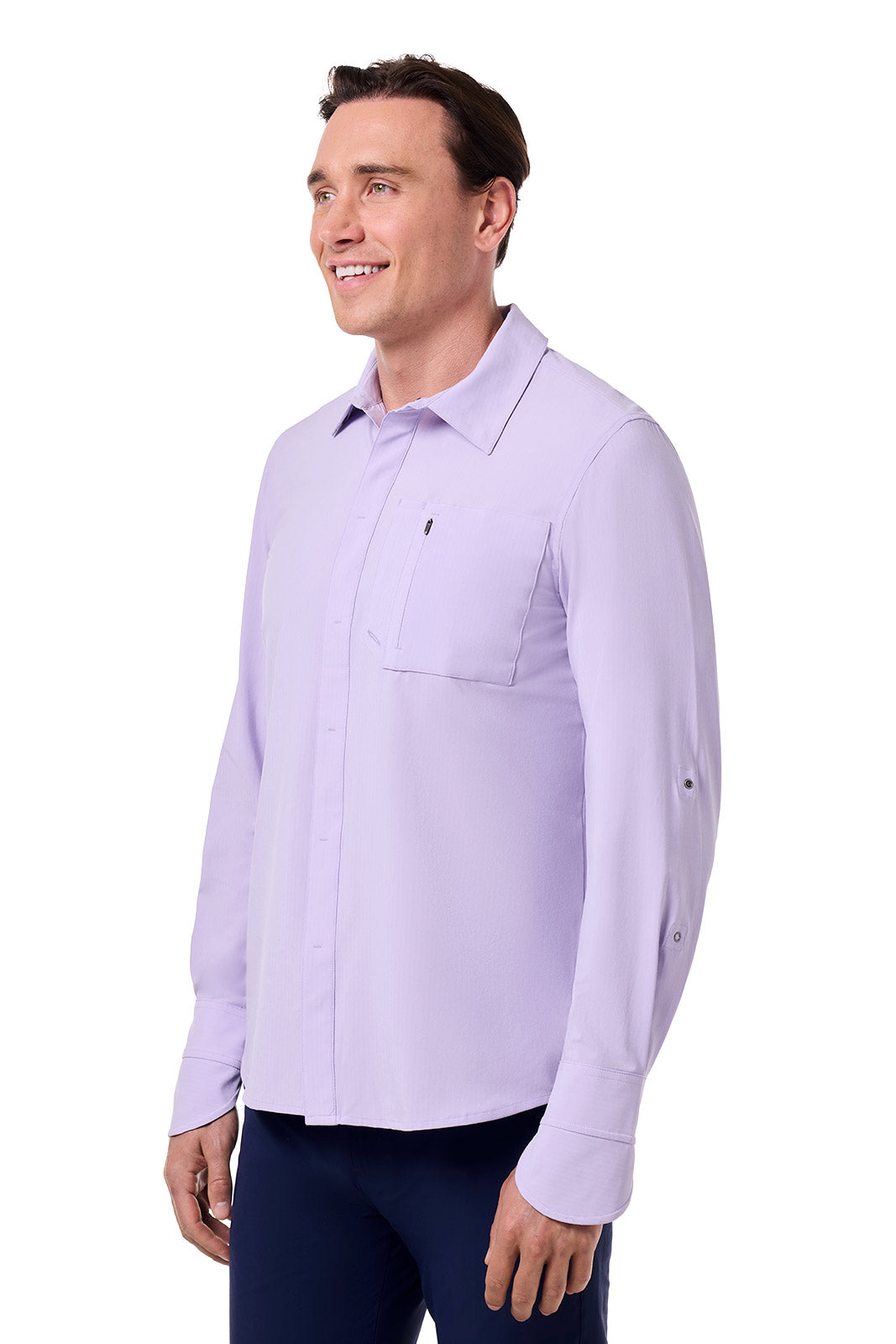 Men's Fiera Smart Shirt | Lavendula Shadow Stripe