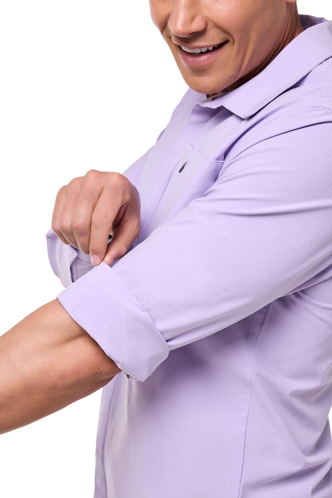 Men's Fiera Smart Shirt | Lavendula Shadow Stripe