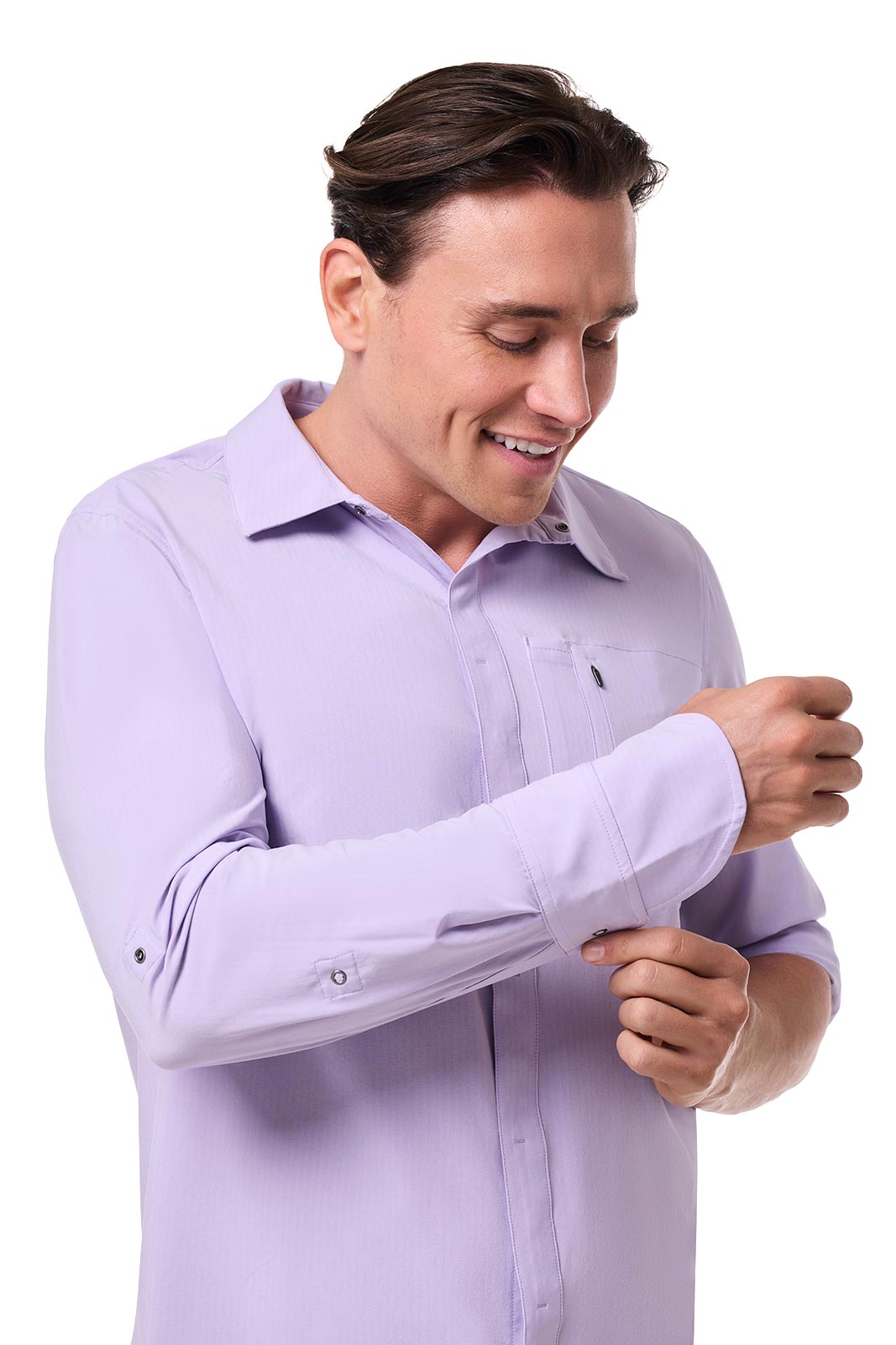 Men's Fiera Smart Shirt | Lavendula Shadow Stripe