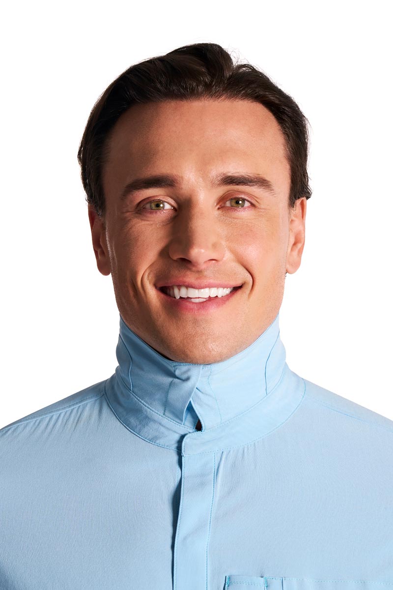 Men's Fiera Smart Shirt | Artic Blue Shadow Stripe