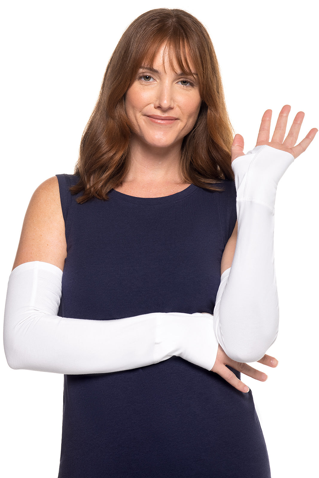 Women's LumaLeo Sun Sleeve | White