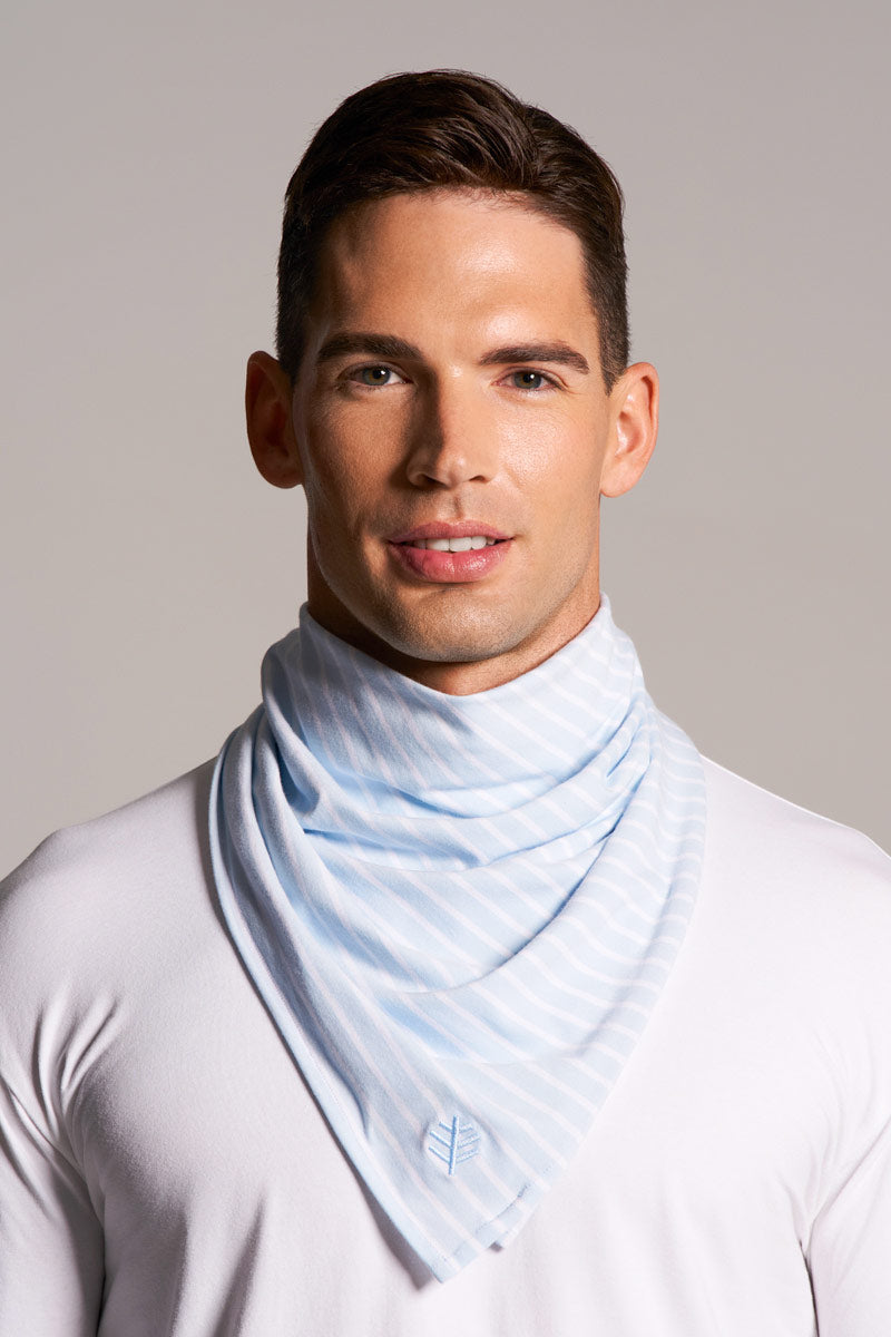 Unisex Sanibel Everyday Beach Bandana | Skyride/White Stripe