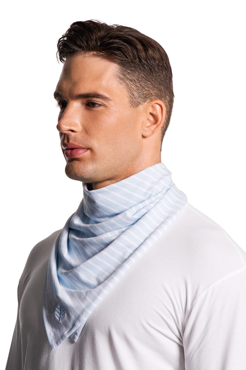 Unisex Sanibel Everyday Beach Bandana | Skyride/White Stripe