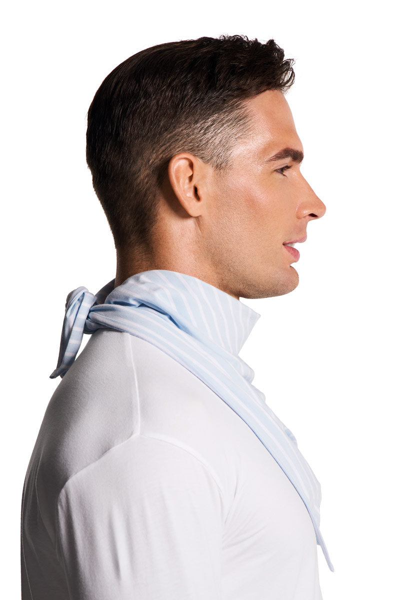 Unisex Sanibel Everyday Beach Bandana | Skyride/White Stripe