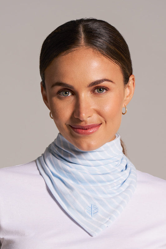 Unisex Sanibel Everyday Beach Bandana | Skyride/White Stripe