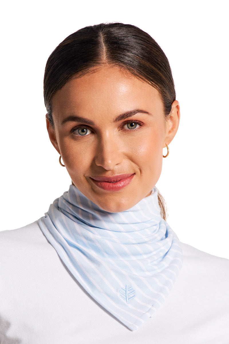 Unisex Sanibel Everyday Beach Bandana | Skyride/White Stripe
