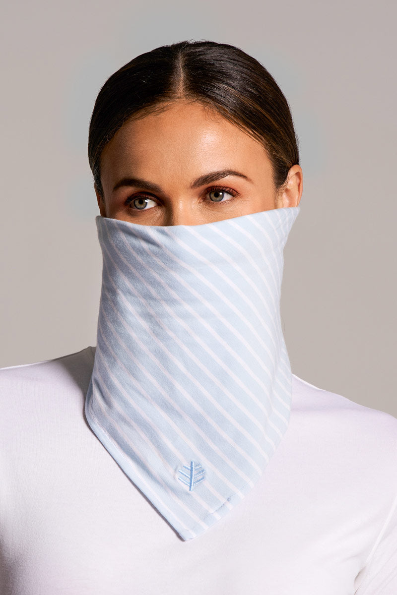Unisex Sanibel Everyday Beach Bandana | Skyride/White Stripe