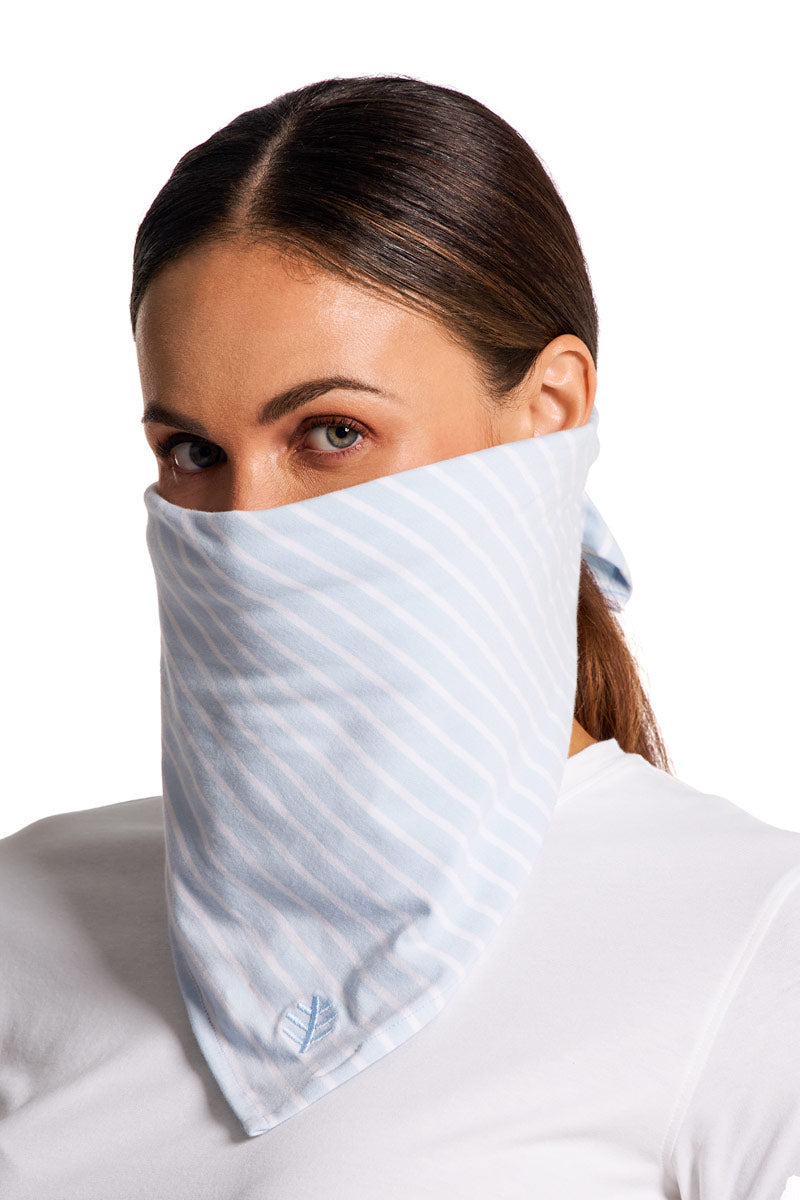 Unisex Sanibel Everyday Beach Bandana | Skyride/White Stripe