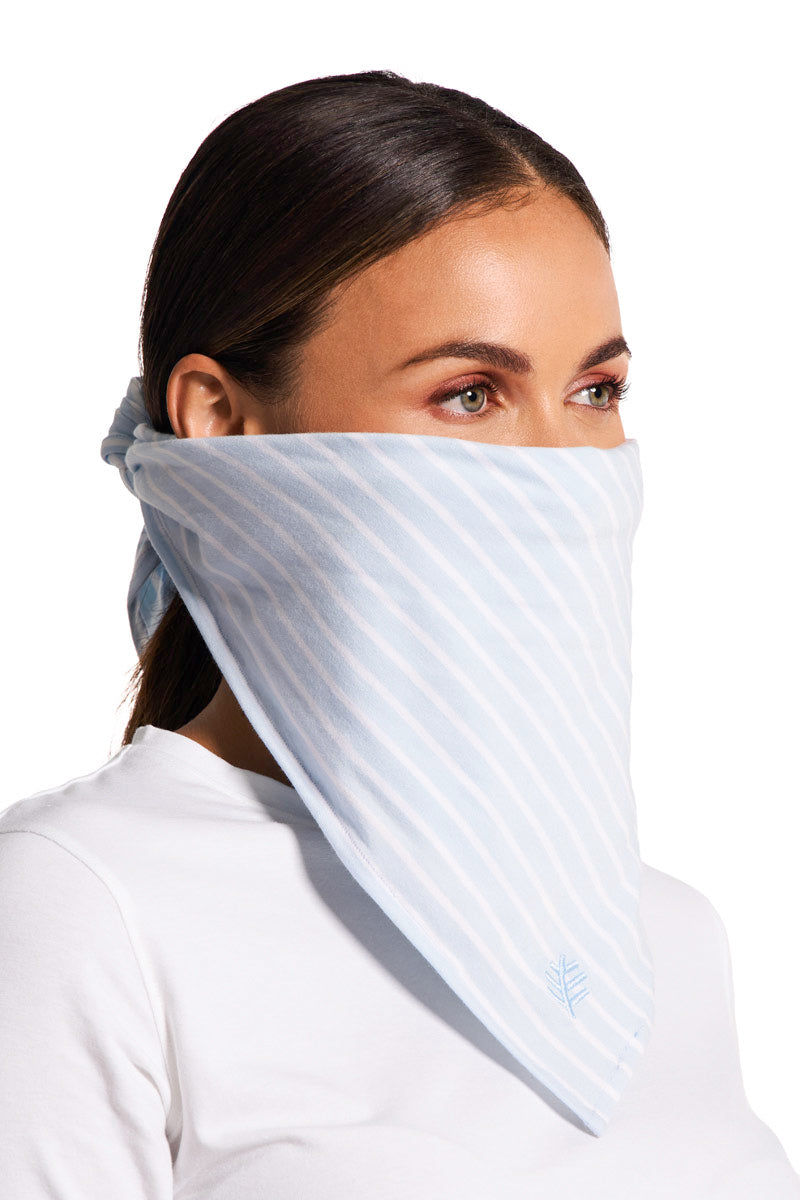 Unisex Sanibel Everyday Beach Bandana | Skyride/White Stripe