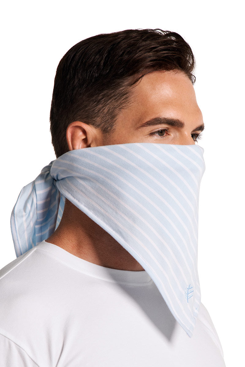 Unisex Sanibel Everyday Beach Bandana | Skyride/White Stripe
