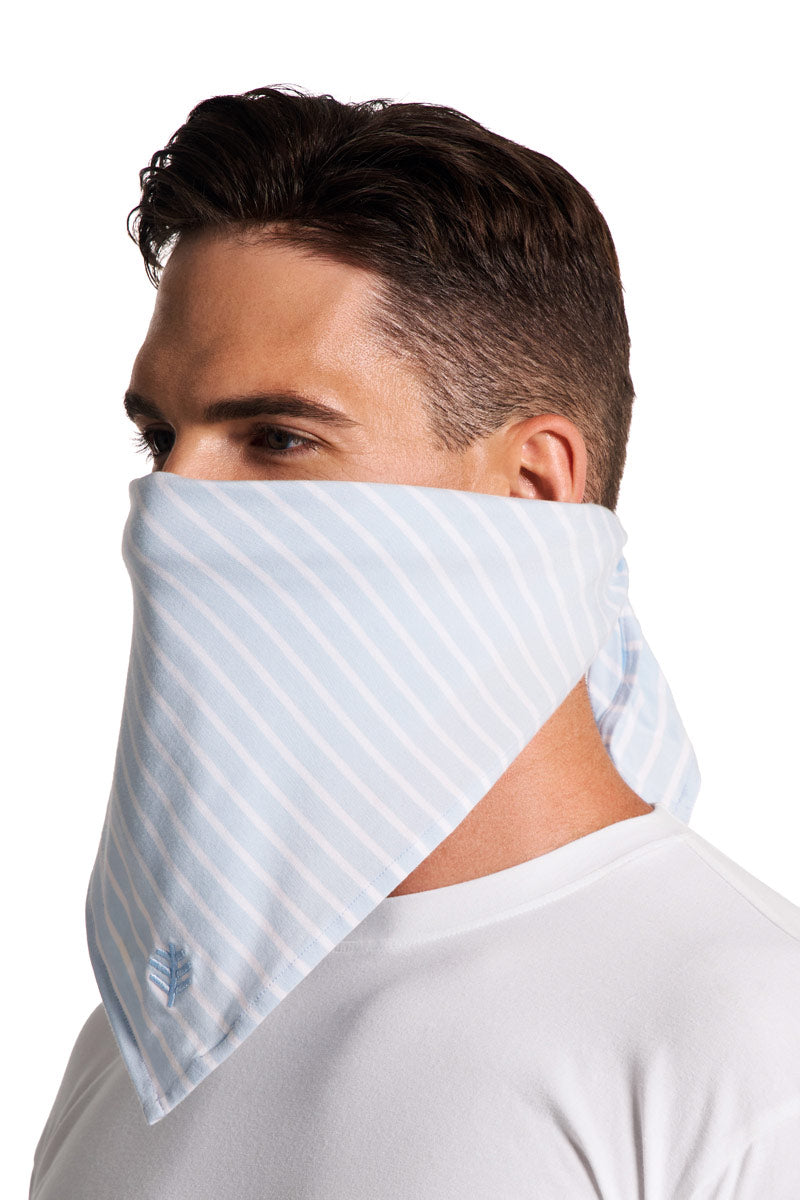 Unisex Sanibel Everyday Beach Bandana | Skyride/White Stripe