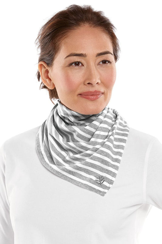 Sanibel Everyday Beach Bandana | Grey/White Stripe | Core