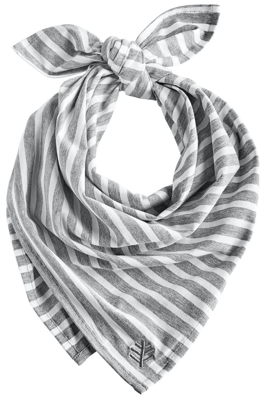 Sanibel Everyday Beach Bandana | Grey/White Stripe | Core