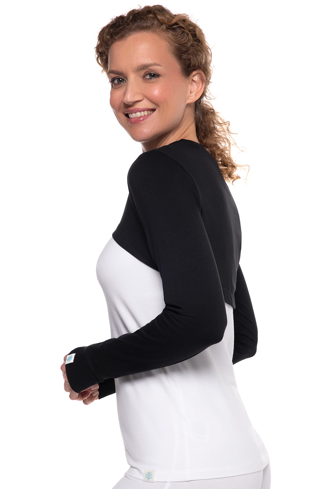 Women's Luna Pullover Shrug | Black | Core