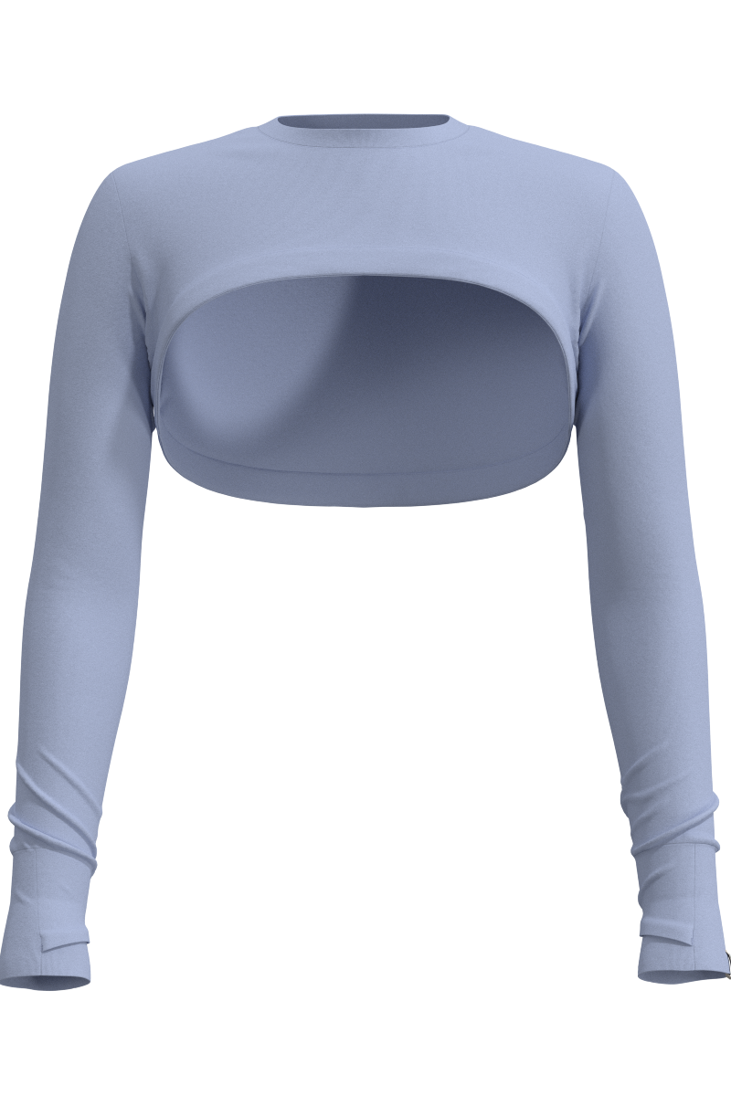 Women's Luna Pullover Shrug | Periwinkle