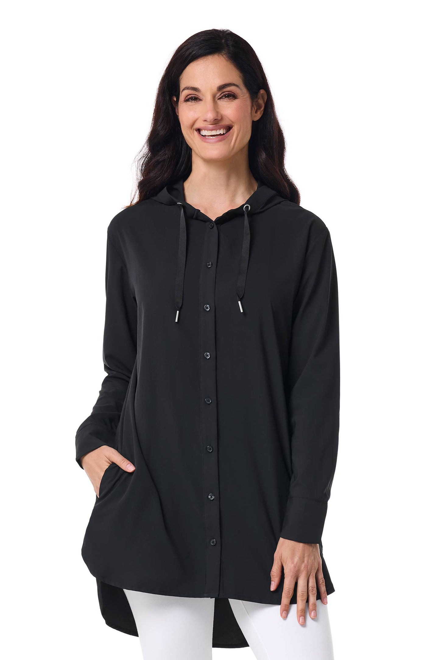 Women's Palma Aire Beach Shirt | Black