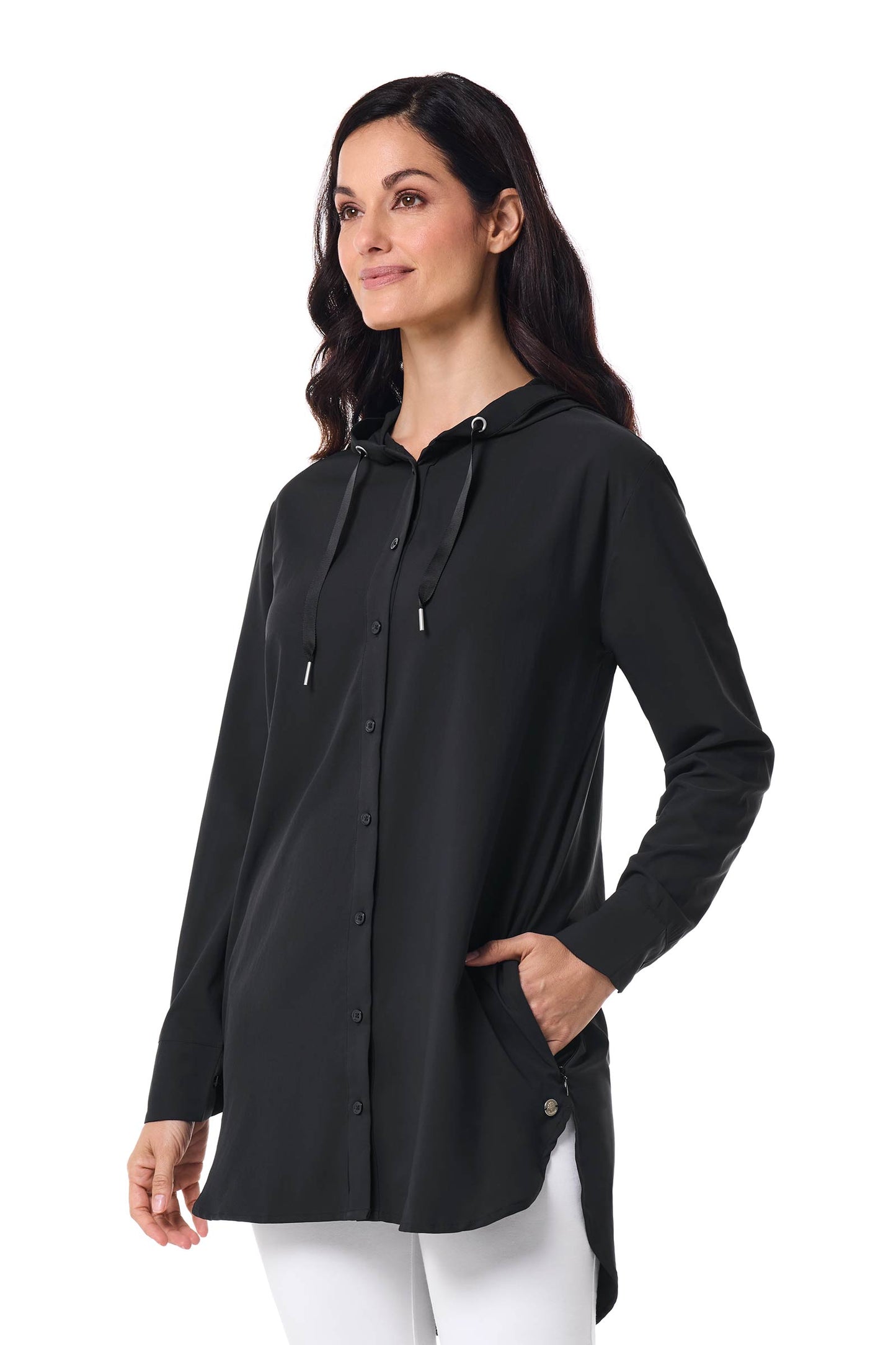 Women's Palma Aire Beach Shirt | Black