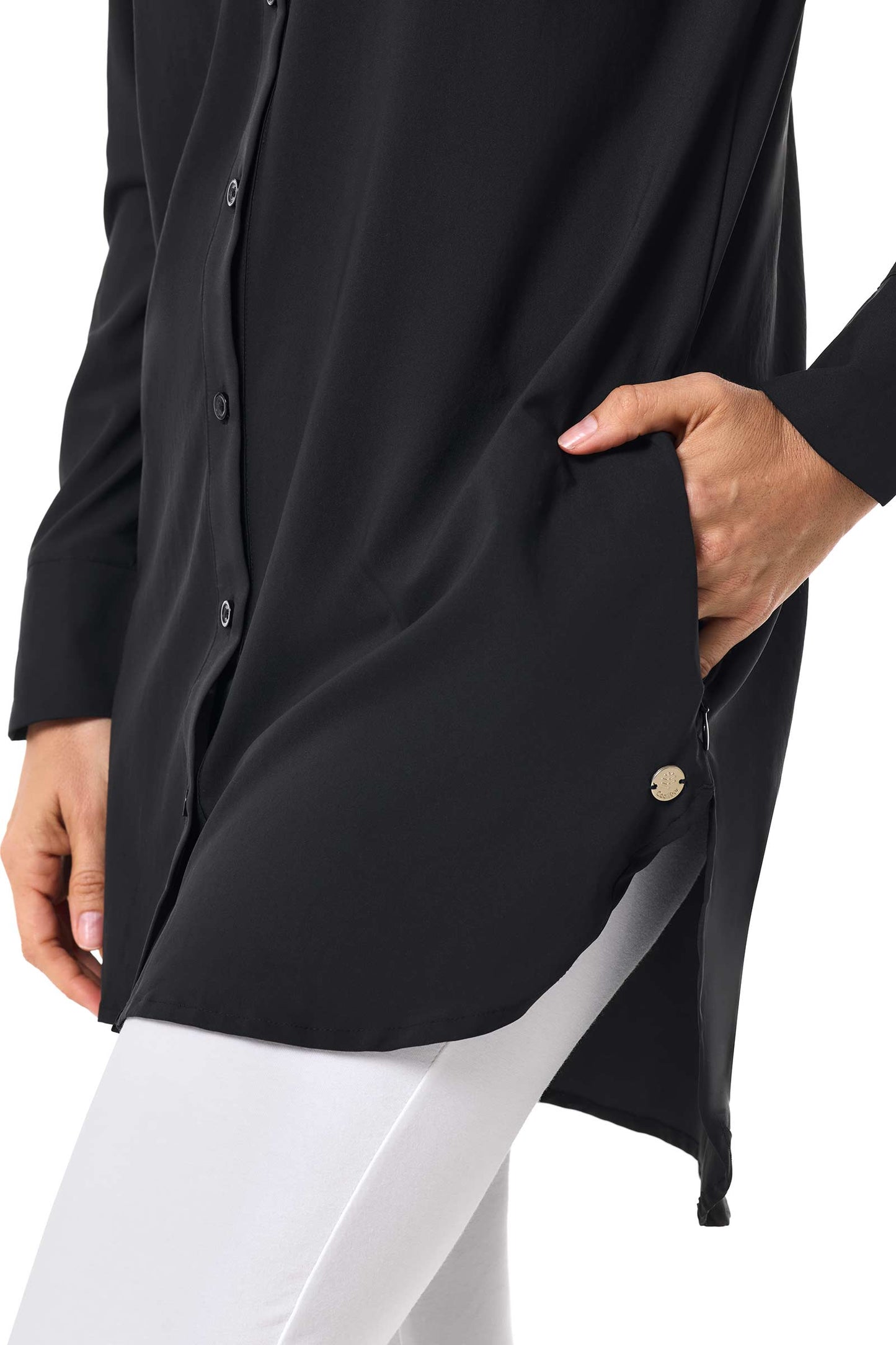 Women's Palma Aire Beach Shirt | Black