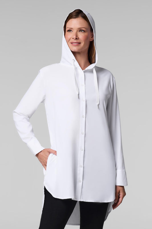 Women's Palma Aire Beach Shirt | White