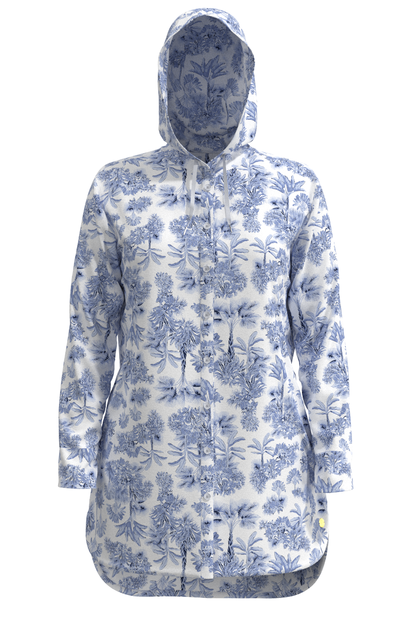 Women's Palma Aire Beach Shirt | Periwinkle Isla Bonita