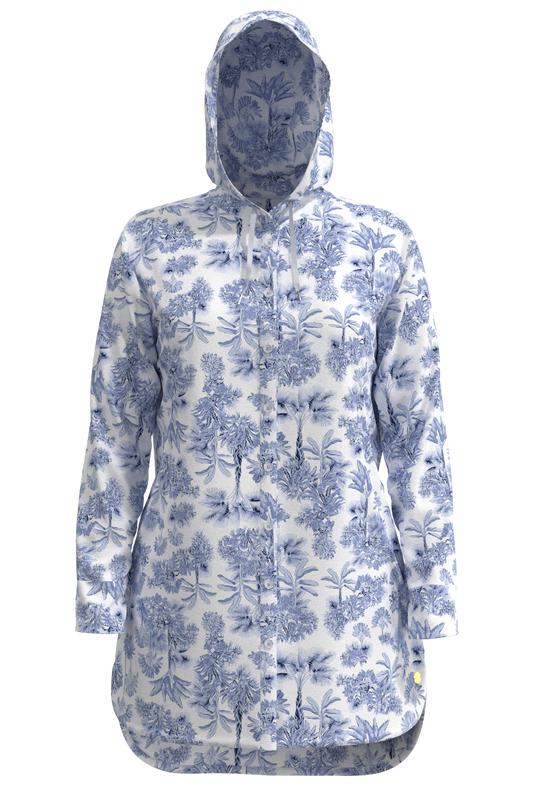 Women's Palma Aire Beach Shirt | Periwinkle Isla Bonita