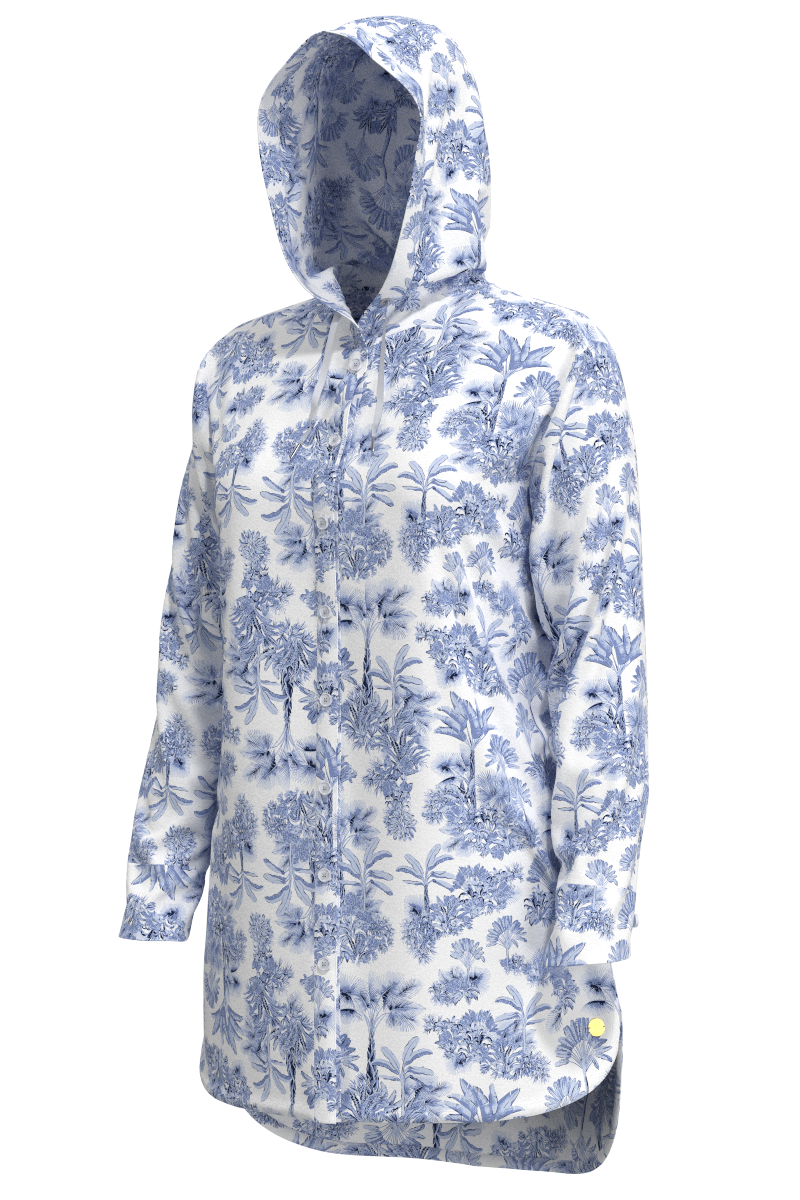 Women's Palma Aire Beach Shirt | Periwinkle Isla Bonita